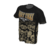 Camiseta Muay Thai Brown Fighting Skull Manga Curta na internet