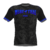 Camiseta Muay Thai Dragon Thai Azul Manga Curta