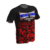 Camiseta Muay Thai Red Fighting Skull Manga Curta - comprar online