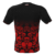 Camiseta Muay Thai Red Fighting Skull Manga Curta - INNFIGHTWEAR - Linha exclusiva para campeões!