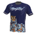 Camiseta Muay Thai Tiger Waves Manga Curta