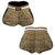 Conjunto Muay Thai Top e Short Feminino Brown Fighting Skull - INNFIGHTWEAR - Linha exclusiva para campeões!