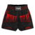 Short Muay Thai Long Dragon Thai Vermelho Unissex
