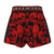 Short Muay Thai Long Red Fighting Skull Unissex - INNFIGHTWEAR - Linha exclusiva para campeões!