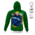 Moletom Sem Bolso Kickboxing Brazil Knouckout Unissex - comprar online