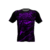 Camiseta Kickboxing Purple Skull Vortex Manga Curta