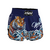Short Muay Thai Classic Tiger Waves Unissex