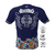Camiseta Muay Thai Tiger Waves Manga Curta na internet