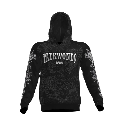 Moletom Sem Bolso Taekwondo Dragon Thai Cinza Unissex