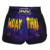 Short Muay Thai Classic Halloween Roxo Unissex