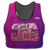 Top Feminino Muay Thai Lute Como Uma Mulher