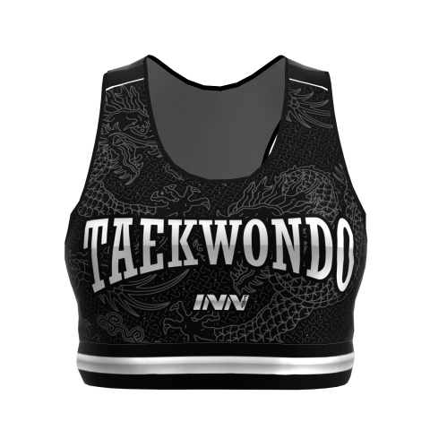 Top Feminino Taekwondo Dragon Thai Cinza