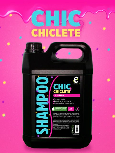 SHAMPOO 2° BANHO CHIC CHICLETE 5L