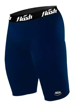 Calza Corta de Compresión - Flash Sports - Azul Marino - comprar online