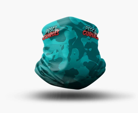 Bandana feminina Pesca das Gurias - proteção UV ao ar livre - buff para pescaria, ciclismo, caminhada - tubenek