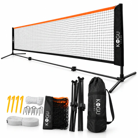 Red Futbol Tenis Con Soporte Cancha Portatil Voley Playa Regulable