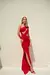 Vestido Longo Recortes em Crepe - comprar online