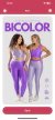 Conjunto Bicolor Jujuba com Violeta