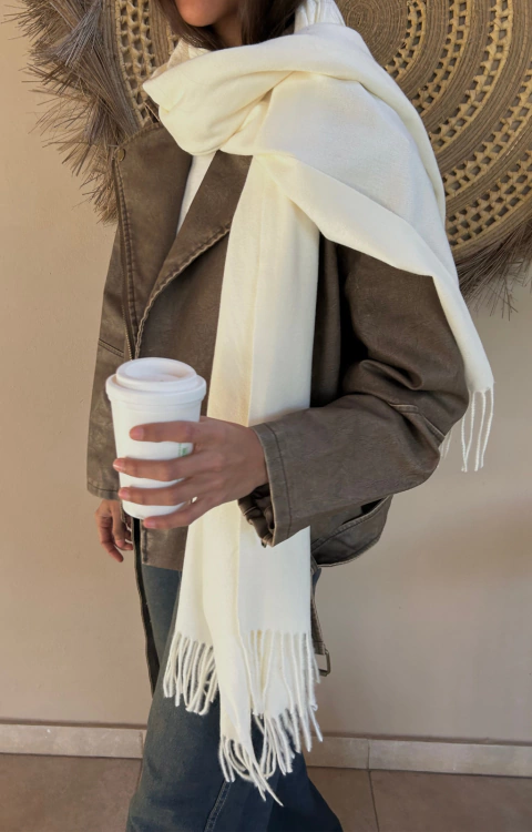 Bufanda Aura off white - comprar online