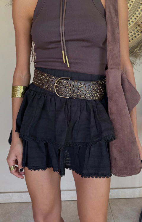 Skort Ferny negra - comprar online
