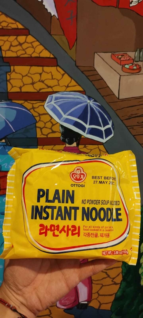 Plain instant noodle - Fideos instantáneos para ramen