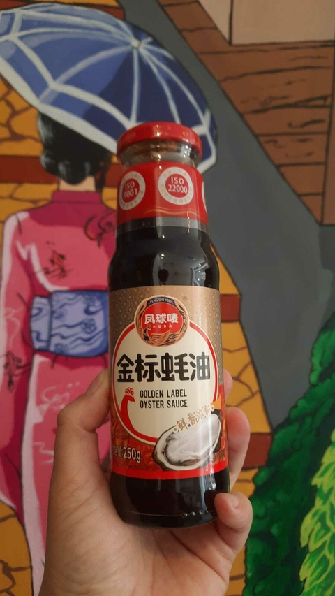 Salsa de ostras Goldel Label