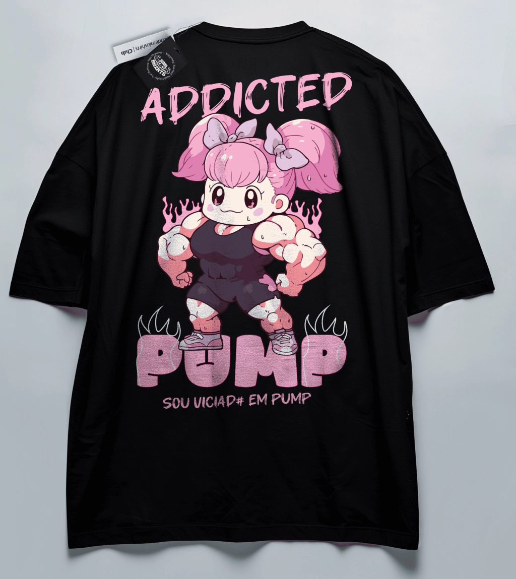 ''Viciado No Pump" Oversized - Academiashirts