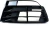 Parrilla Antiniebla Gloss Black Scirocco R - comprar online