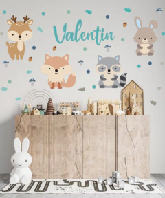 Animales Del Bosque Nene Con Nombre - comprar online