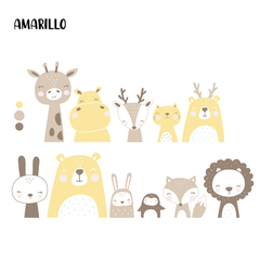 Vinilo Decorativo Animales Nórdicos - comprar online