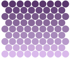 Circulos de colores en internet