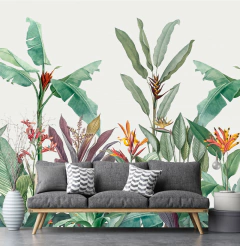 Mural Plantas Tropicales en internet