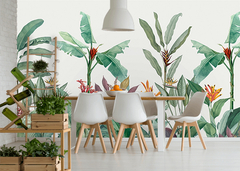 Mural Plantas Tropicales