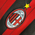 Camisa Retrô Manga Longa Milan - 13/14 - Home - Adidas - Torcedor - Masculino - Vermelho+Preto