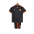 Kit Kids Roma III 23/24 - Away - Torcedor - Masculino - Adidas - Preto