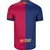 Camisa do Barcelona Home 24/25 Torcedor Nike Masculina, mostrando a parte de trás com as cores azul e vermelho.