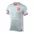Camisa masculina cinza do Atlético de Madrid II 24/25, com detalhes em vermelho e logotipo da Nike.