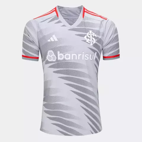 Camisa Internacional III Torcedor Masculina Adidas 24/25 - Cinza
