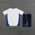 Kit Treino Itália Adidas 24/25 Camisa e Bermuda Branco+Azul