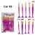 Kit de Pincel sereia C/ 10 peças