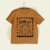 Tshirt Atenta e Forte Caramelo