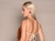 Cropped Flor Caramelo Algodão - Maria Alice Atelier