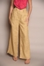 Calça Pantalona Linho Puro Caqui - comprar online