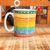 Caneca Listas de Porcelana Pintado à Mão - comprar online