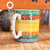 Caneca Listas 2 de Porcelana Pintado à Mão - comprar online