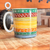 Caneca Listas 2 de Porcelana Pintado à Mão na internet