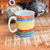 Caneca Listas 4 de Porcelana Pintado à Mão - comprar online