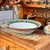 Saladeira Grande Listas de Porcelana Pintado à Mão - comprar online