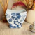 Vaso Quadrado de Porcelana Pintada à Mão - comprar online