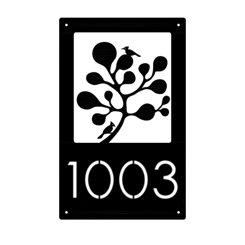 Placa de Número Pica-Pau - comprar online